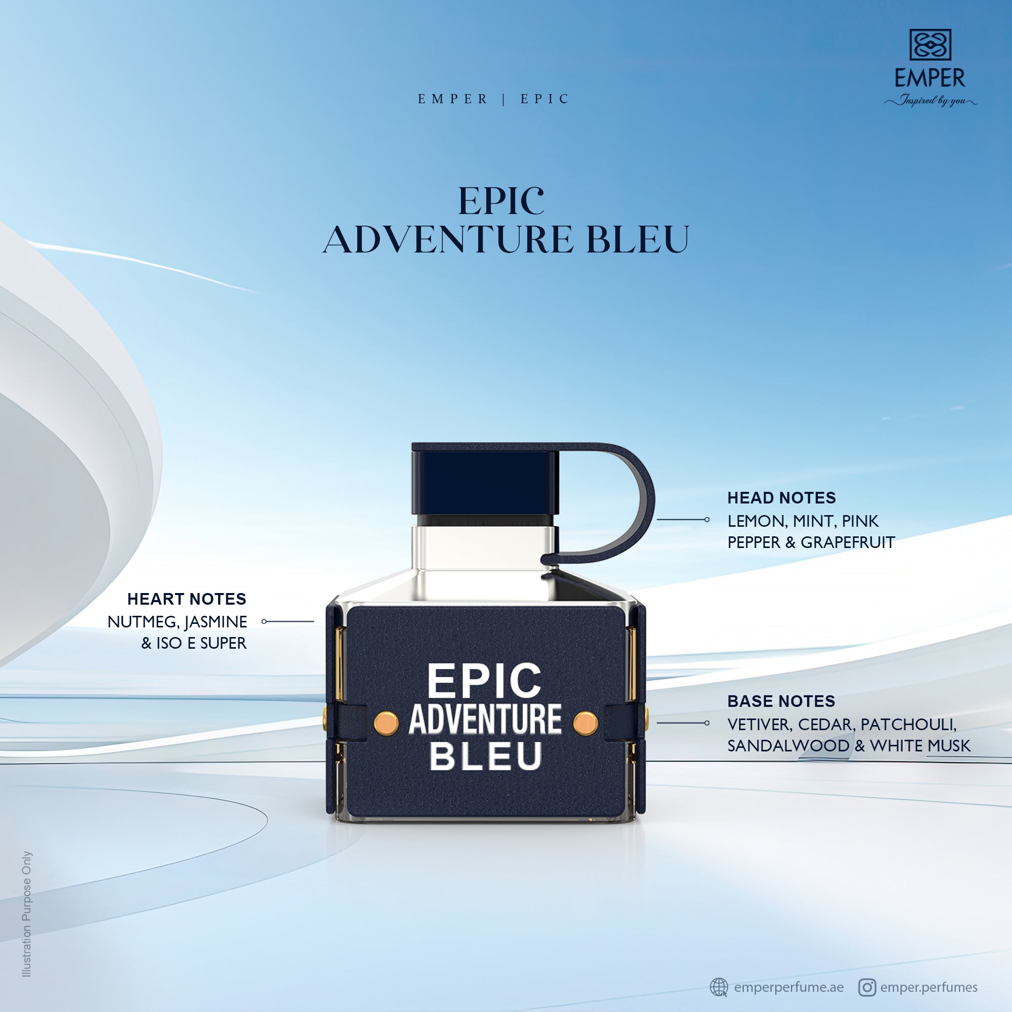 Epic Adventure Bleu - Emper Perfumes