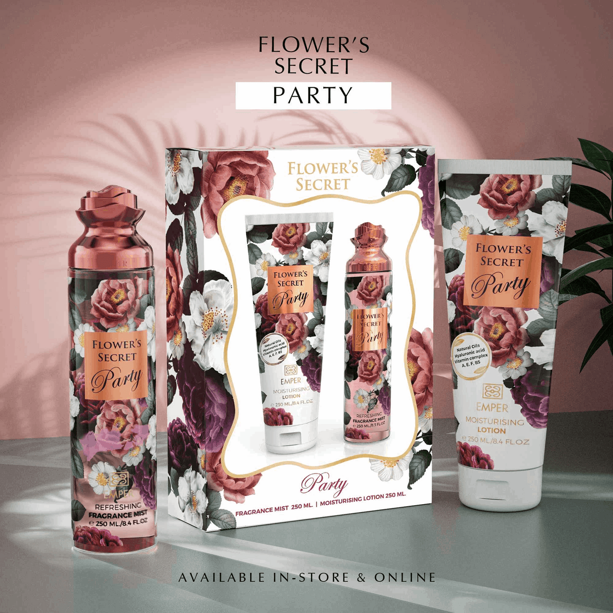Flower’s Secret Gift Set – Party - Emper Perfumes