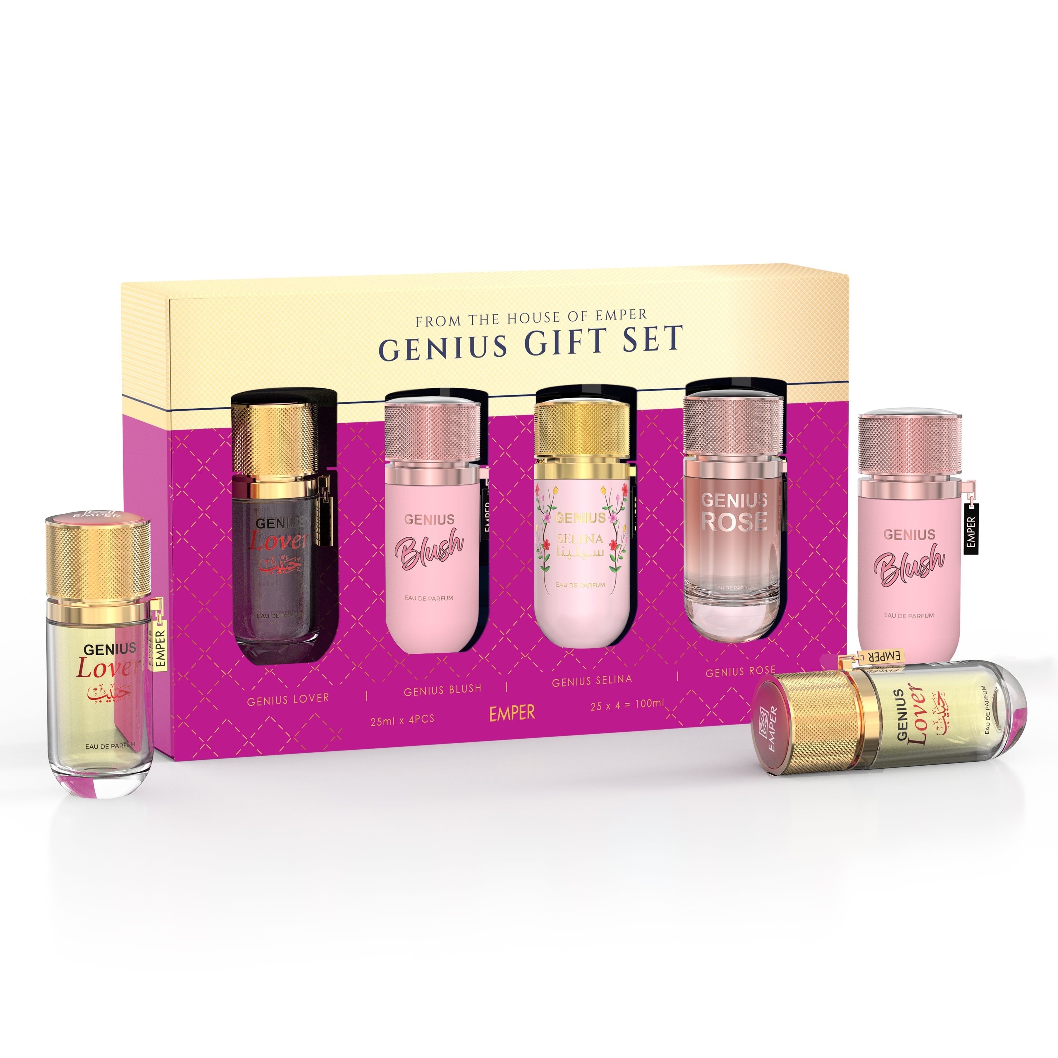 Genius Women's Gift Set (4 in 1) - Emper Perfumes - Emper Perfumes