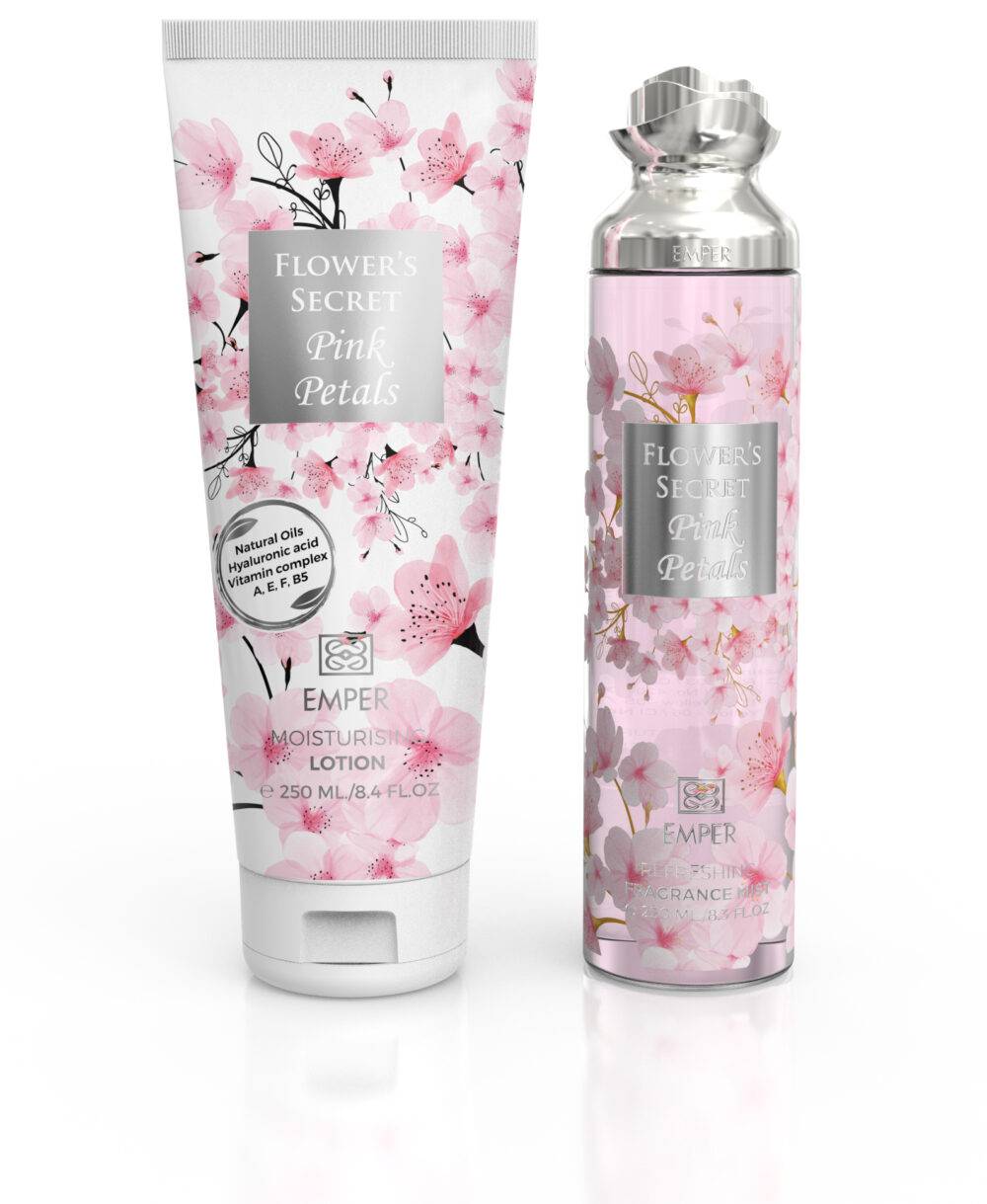 2 in 1 Gift Set Flower's Secret Pink Petals - Image 2