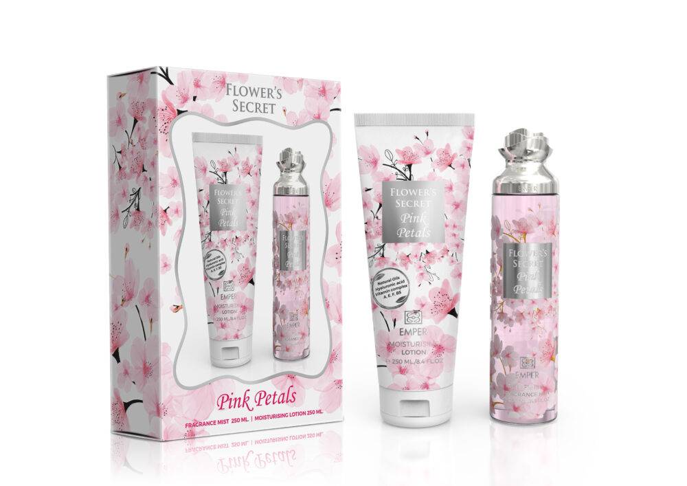 2 in 1 Gift Set Flower's Secret Pink Petals